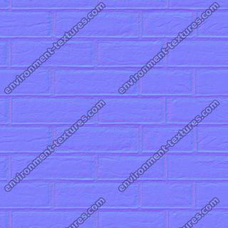 seamless wall bricks normal 0001